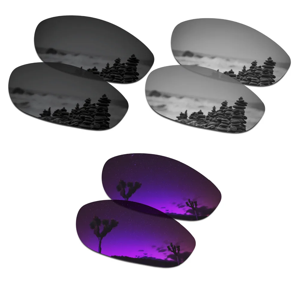 SmartVLT 3 Pairs Polarized Sunglasses Replacement Lenses for Oakley