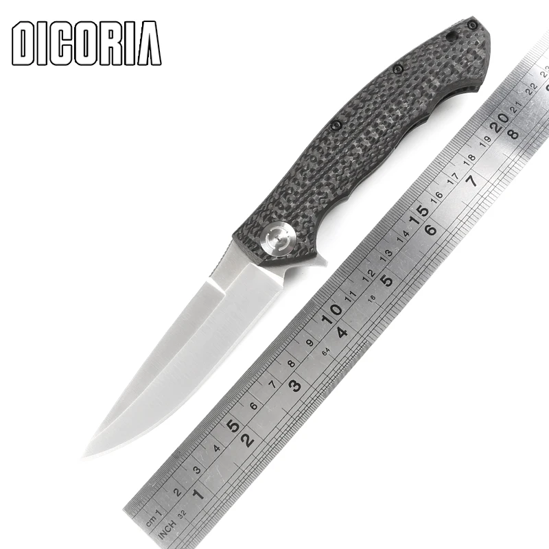 Dicoria углеродного волокна ZT0999 Тактический Flipper ножи S35VN лезвия из углеродного волокна + Титан ручка складной нож Кемпинг Охота EDC инструмент