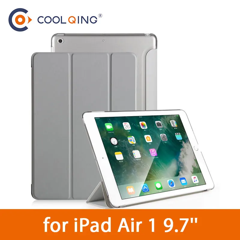 

PU+PC Tablets Case For iPad Air 1 9.7 Smart Wake Protective Cover Tri-folded Connection Tablet Case For iPad Air Case Air 1 Case