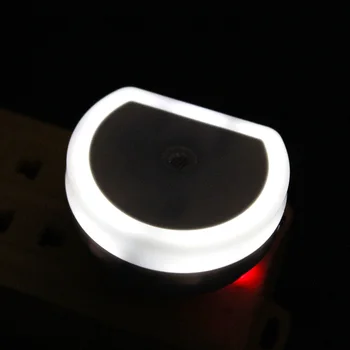 

Novelty LED Night Light with 2 USB Port for Mobile Phone Charger Light Sensor Atmosphere Lamp 220V For Bedroom Living Room