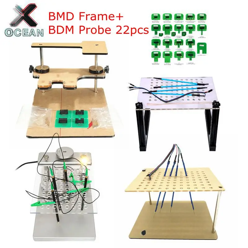 LED BDM 프레임 22 어댑터, V5.017 V2 V7.020 BDM 100 ECU 프..