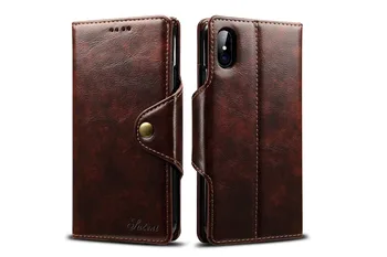 

Flip Luxury Retro PU Leather Case for iPhone X Xs Coque Flip Wallet Phone case for iPhone 7 7Plus for iPhone 8 8Plus Cover