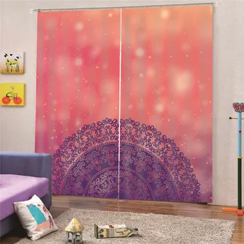 

New Indian Style Latest Modern Shade Window Blackout Curtains For Kitchen Living Room Girls Bedroom Treatments M20