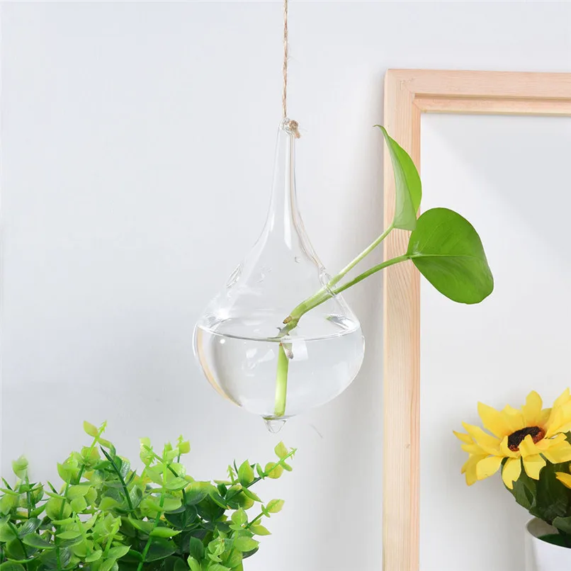 Hydroponic Vase Hanging Glass Ball Vase Flower Plant Pot Terrarium Container Party Wedding Decor #2H01 (11)