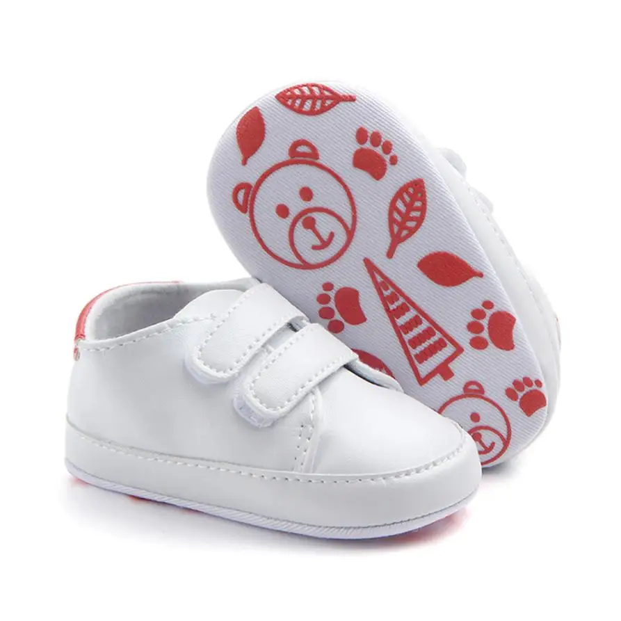 Infant Toddler Soft Sole Hook Loop Prewalker Sneakers Baby ...
