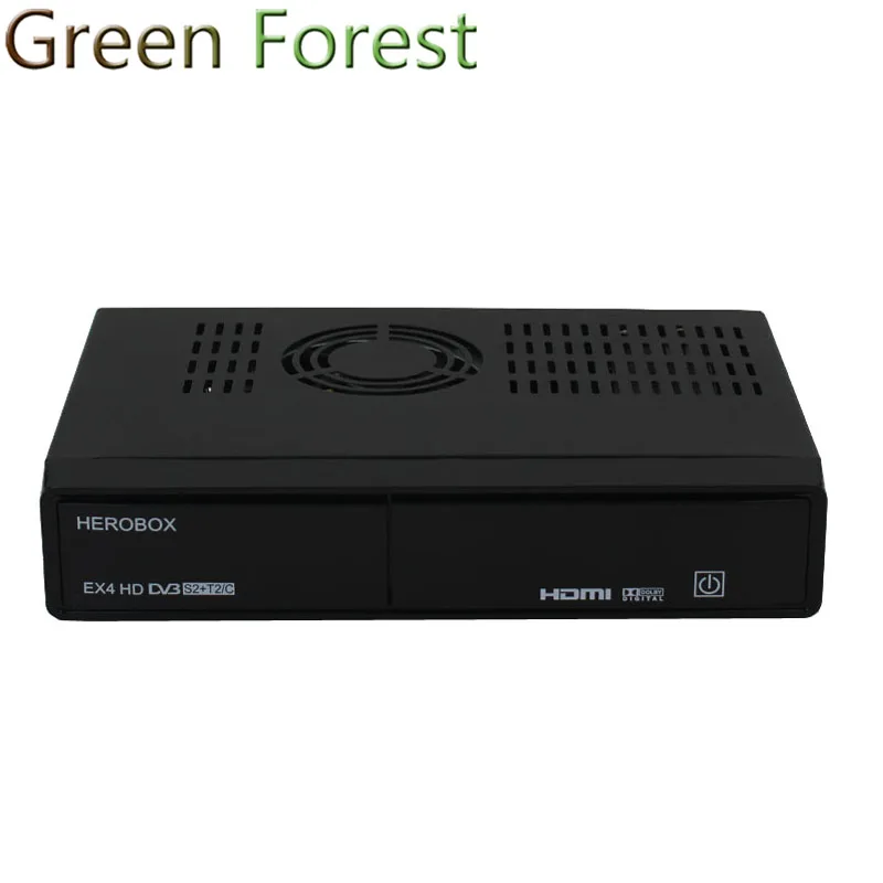 HEROBOX EX4 HD Satellite Receivers DVB-S2 Tuner + 109A T2/C Tuner BCM7362 751MHZ Dual-core 512MB RAM (2*256MB DDR3)