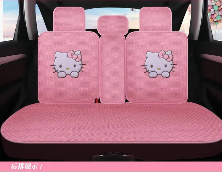 Модные милые автомобильные аксессуары hello kitty Decoracion Para Coches Asientos покрывало для автомобильного сиденья