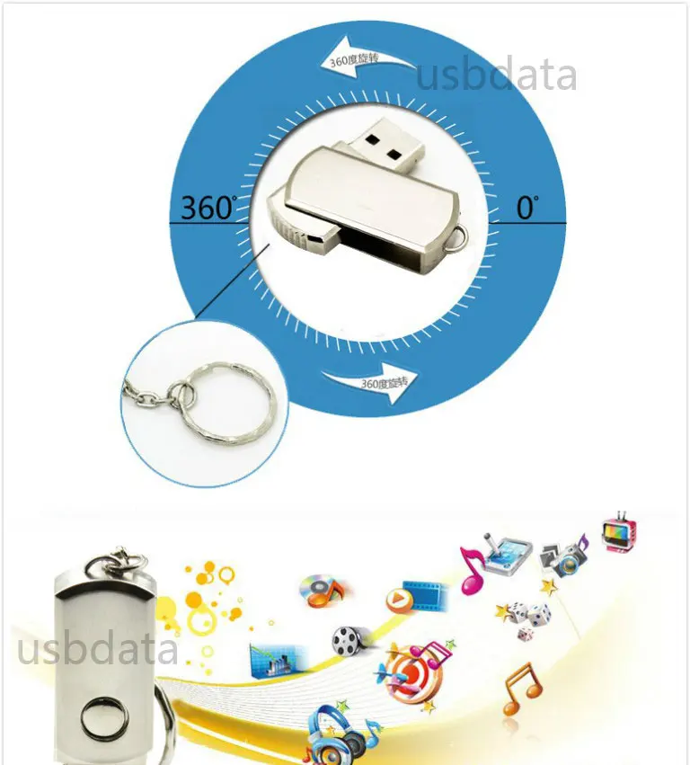 Металлическая дешевая флеш-диск USB 2,0 Флешка 64 ГБ 32 ГБ 16 ГБ USB флешка 1 ТБ 2 ТБ 128 ГБ 8 ГБ диск на брелок для ключей подарки