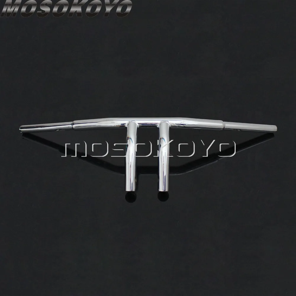 

8" T-Bars Universal Chrome 1-1/4" 1" Handlebar for Harley Sportster Dyna Touring Honda Cafe Racer Chopper