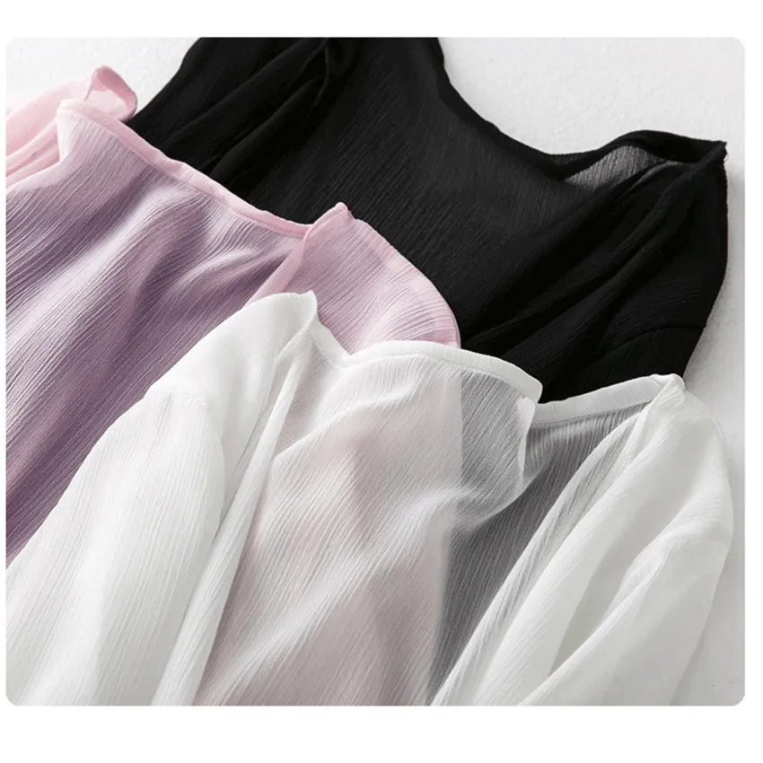 2018 Summer New Cardigan Loose Women Long Blouses Tops Plus Size Chiffon Beach Shirts Sunscreen Clothing Clothes Blusas WZ199 6