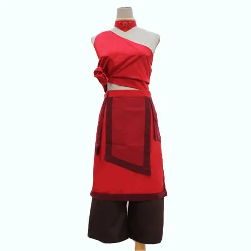 

Avatar The Last Airbender Katara Red Cosplay Costume E001