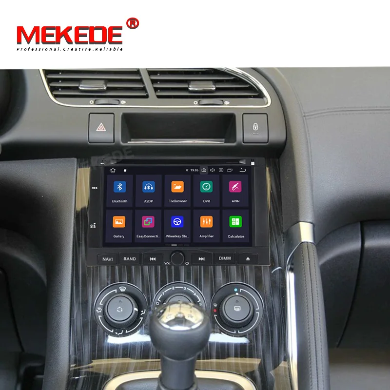 Android 9 0 4 + 64G Автомобильный dvd плеер для Peugeot 307 2002 2010 207/3008 2009 2011 с GPS навигацией