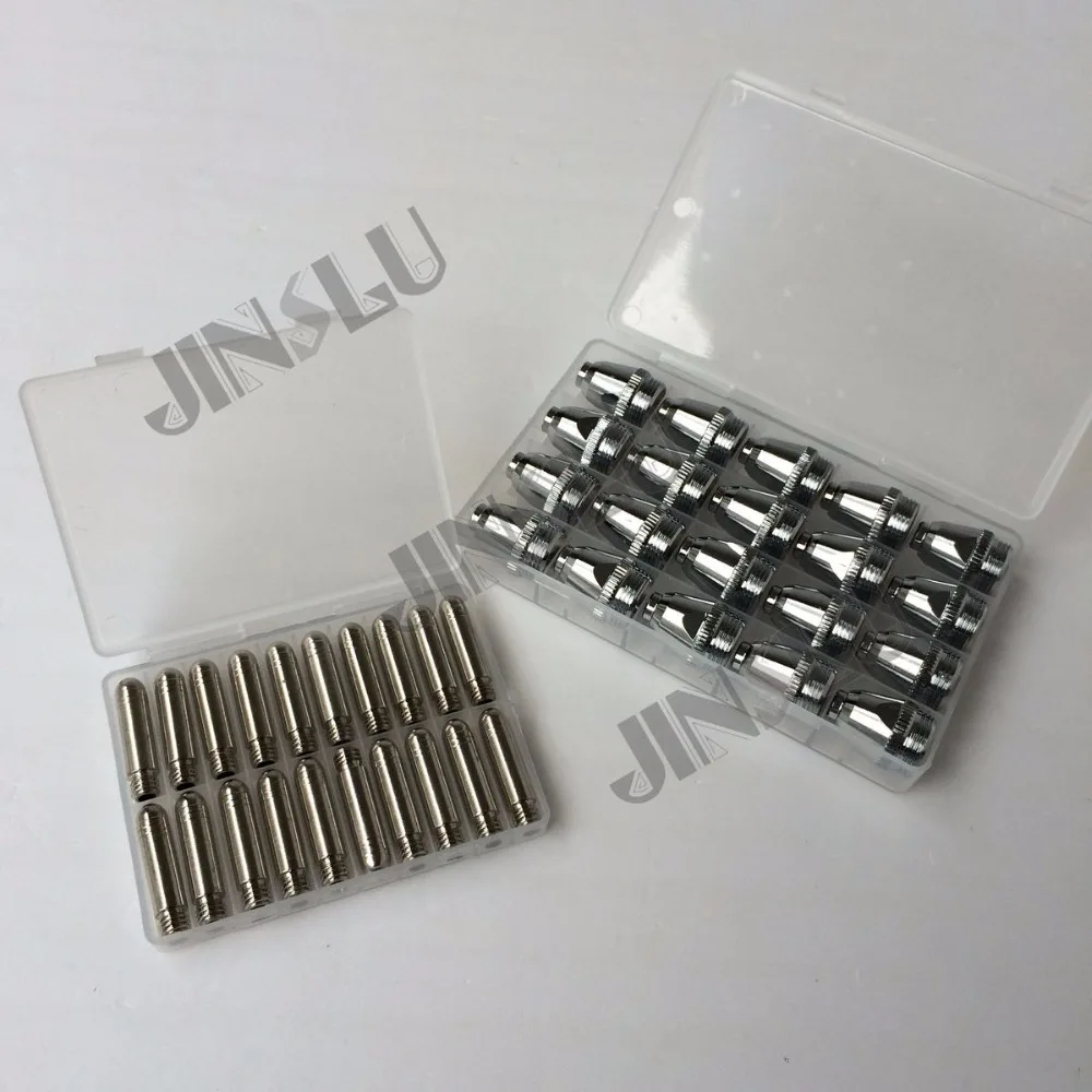 

P60 plasma cutter cutting torch consumable electrode 20pcs and tips 20pcs