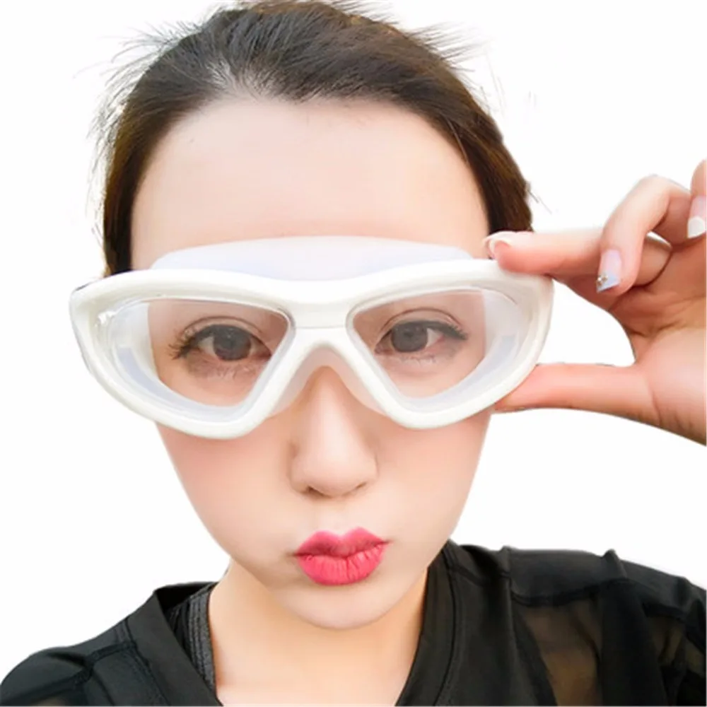 Очки для плавания с чистыми линзами, для близорукости, по рецепту, для взрослых, для мужчин и женщин, оптические очки для плавания, диоптрийные очки, очки