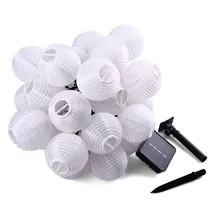 Открытый 6 м 30 светодиодный фонарь солнечный гирлянды Рождественские огни для дома сад Свадебные патио вечерние и праздничные украшения