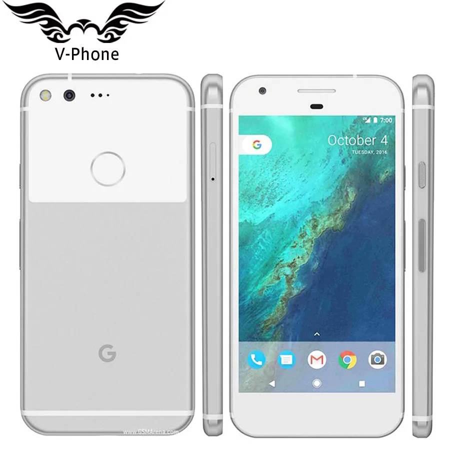 Original NEW US Version Google Pixel Mobile Phone 5.0'' Snapdragon Quad Core 4G LTE Android 4GB RAM 32GB 128GB ROM Smartphone