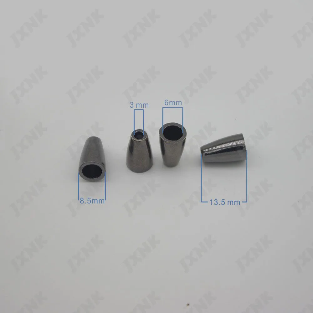 

20 pcs/Lot 8.5mm Hollow Conical Stopper Without Lid Cord Ends Lock Plated Toggle Clip for Paracord Bracelet black nickel coloer