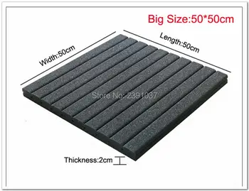 

High Quality Soundproof foam/acoustic foam acoustic panel studio foam Fast EMS Free shipping 30pcs size 50*50*2cm Black color