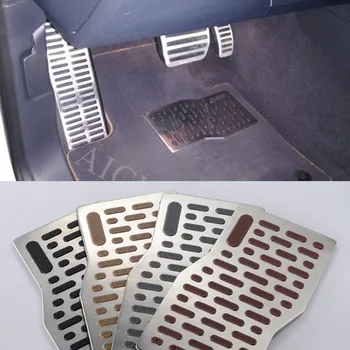 

Car Aluminum Pedal Pad Floor Mats Accessories for Audi A3 8P 8V A4 B8 B6 B7 A6 C5 C6 A5 A6 Q5 Q7 2018 2017 2016 2015-2008