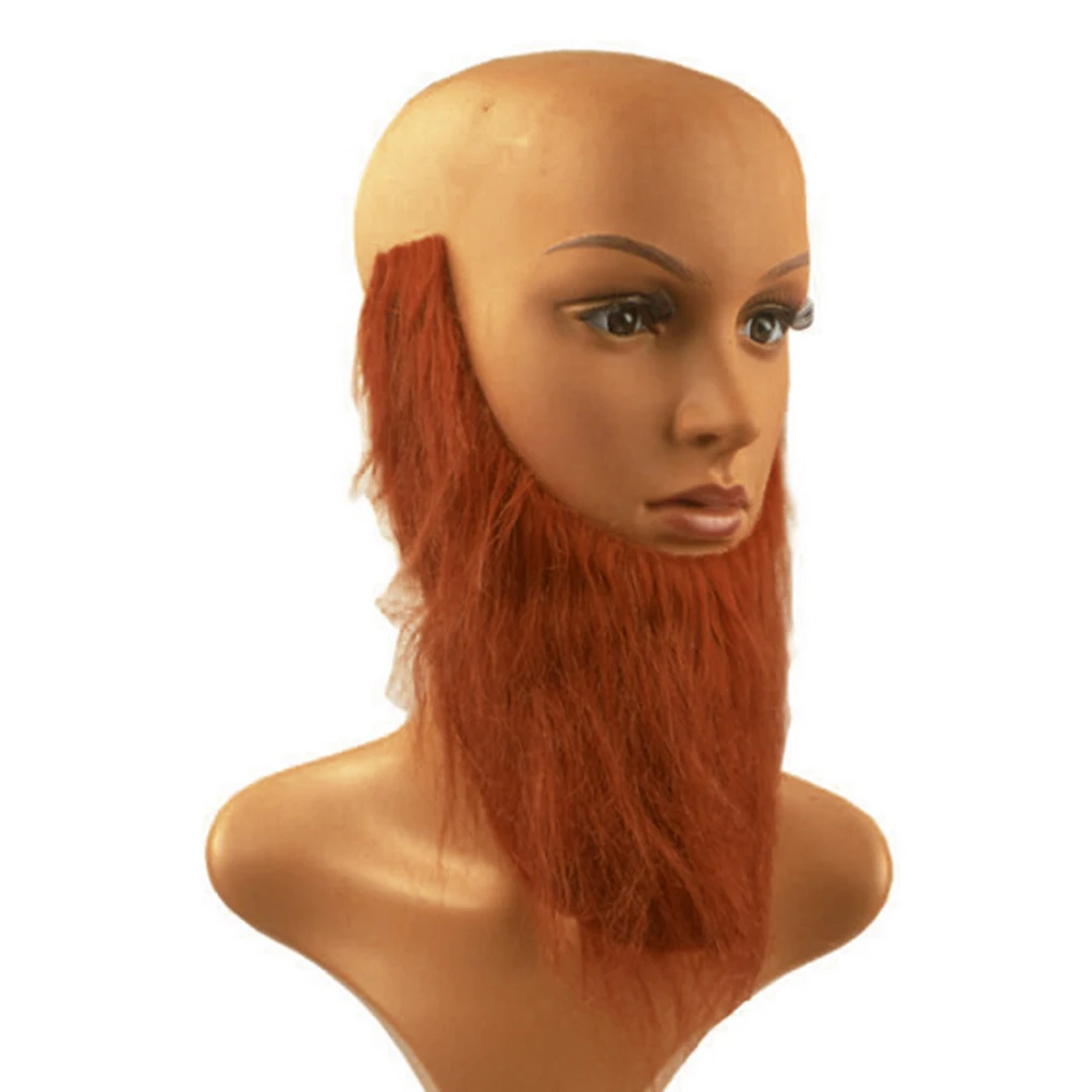 Hot Sale Fake Long Beard Mustache Party Halloween Decoration Male Men U