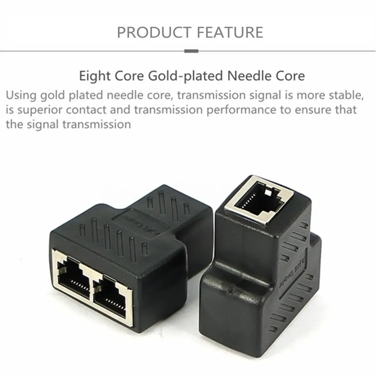 Топ 2 порта RJ45 Сплиттер адаптер LAN сеть Ethernet соединитель расширителя разъем Лот