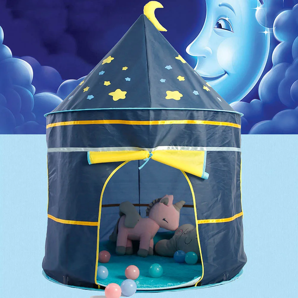 

2Colors Tent Baby Toy For Kids Ball Pool Castle Tents Portable Toys Tent Children Indoor Outdoor Foldable Teepee Tent Gift