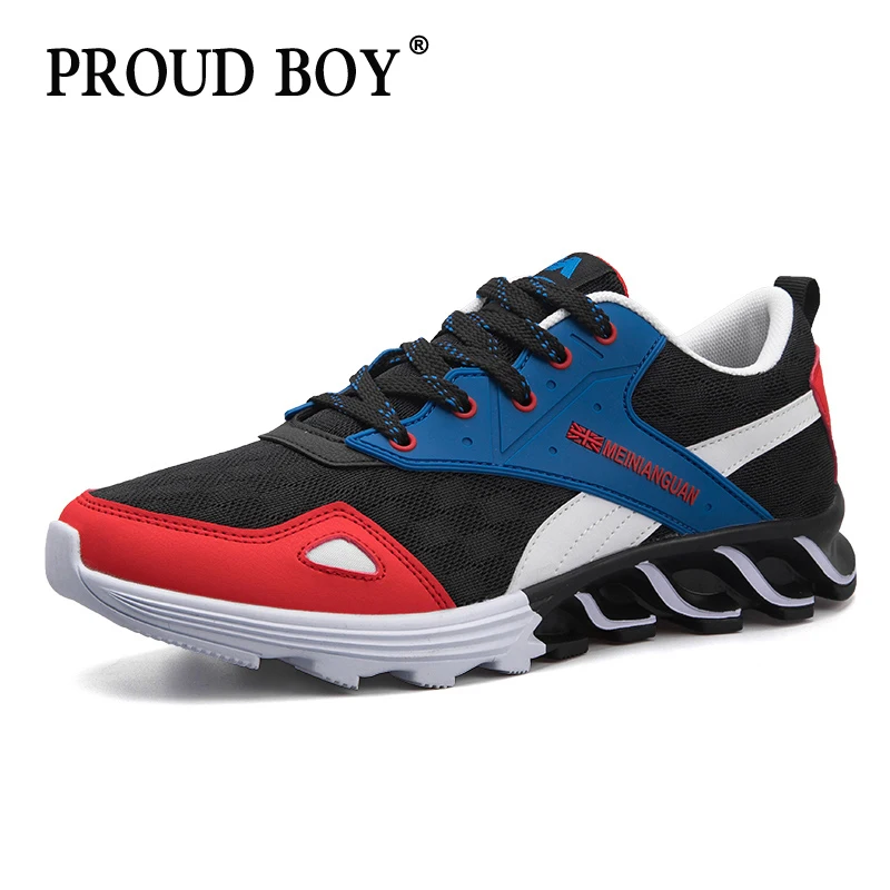 men's Walking shoes Shock absorption blade Soles Sport running shoes