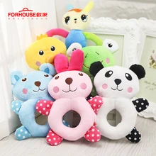 

Pet Toys Fleece Squeak Toys Animals Circle Shape Puppy For Small Dogs Pet Chew Toys Pets Products Dog Supplies