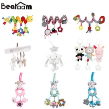 Bearoom погремушки, игрушка для коляски, милые подвижные игрушки для малышей, музыкальная коляска, кукла, мягкий колокольчик, погремушка для детской кроватки, обучающий материал для малышей