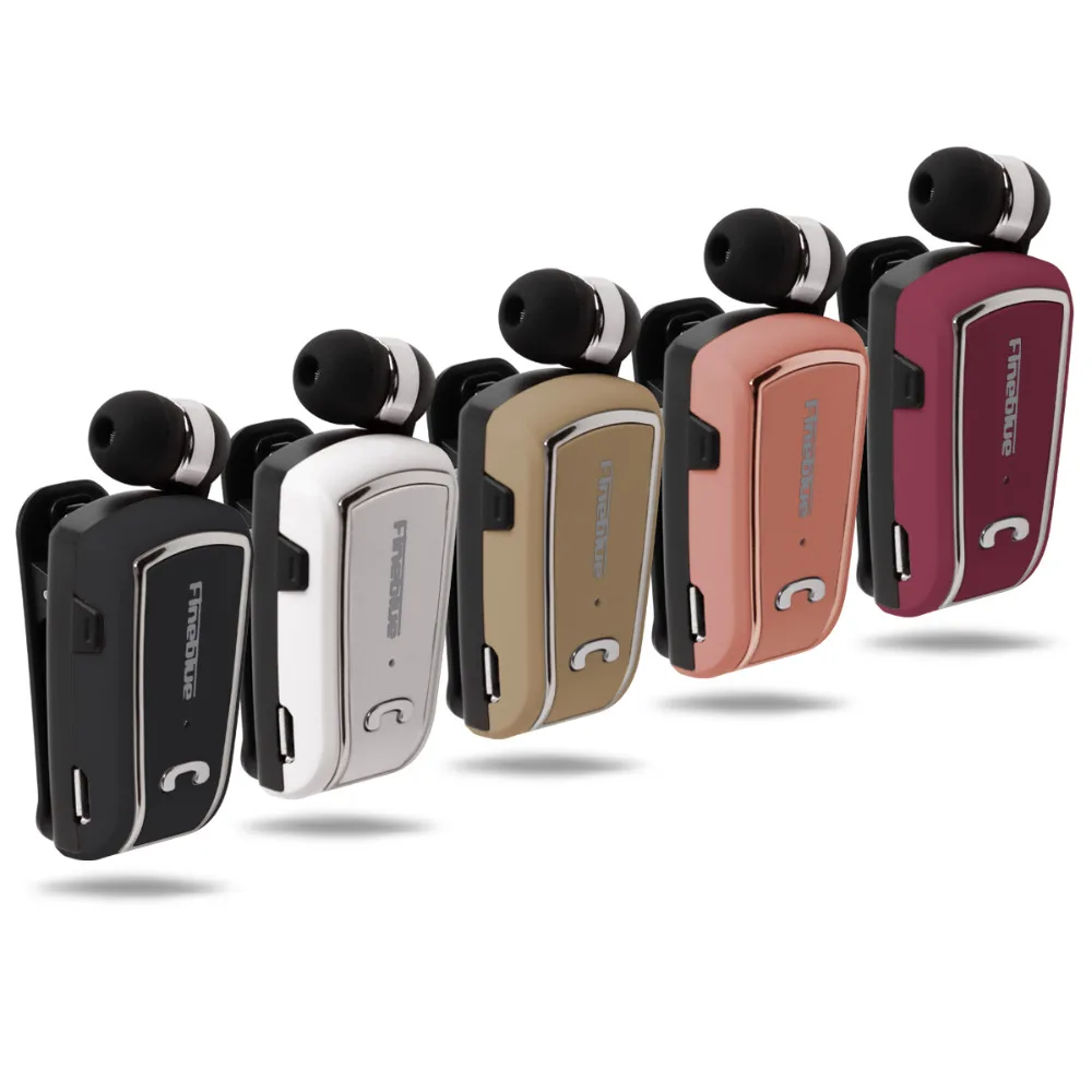 

New Retractable Fineblue F-V3 Mini Wireless driver auriculares fone Stereo Bluetooth Headset Clip Running Earphone for Phones