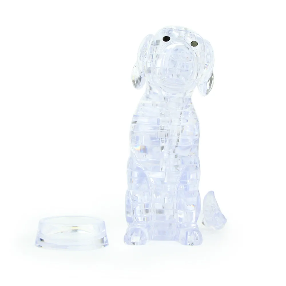 3D Кристалл Головоломка милая собака модель DIY гаджет строительные игрушки подарок игрушки для детей дошкольного образования игры# YL1