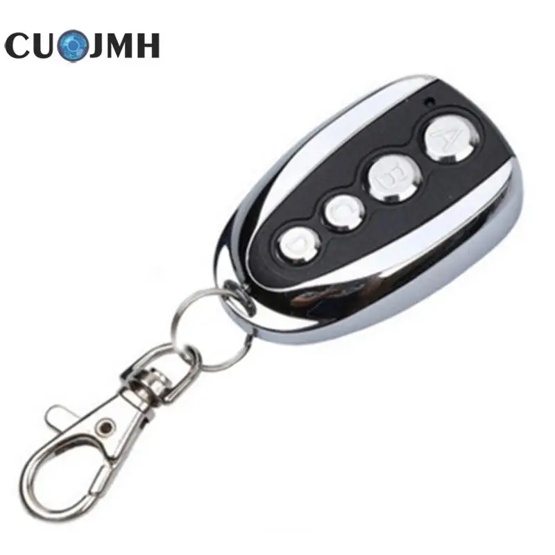 

1 Pcs Circular Metal Border Remote Control Home Security Product Garage Door Wireless Remote Control Opener Key Chain