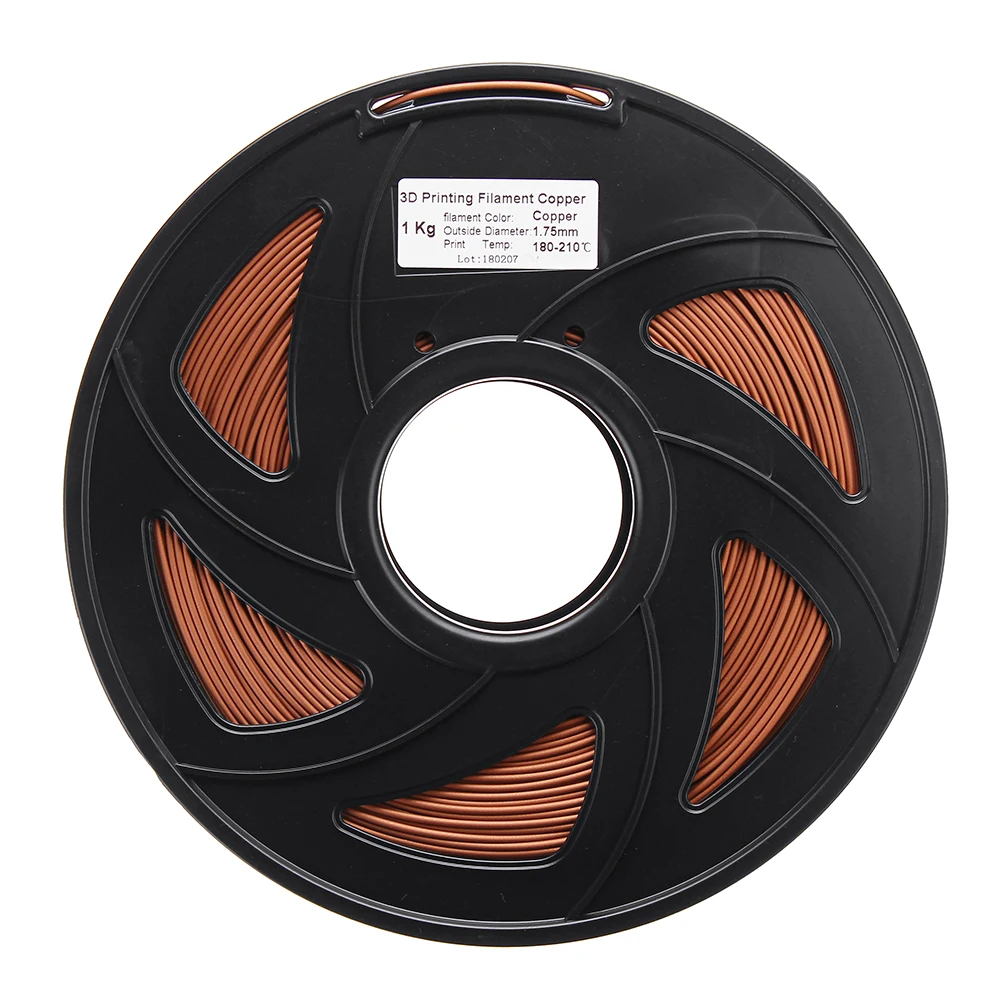 

1.75mm 1KG/Roll Copper Powder PLA 3D Printer Filament For CR-10 / Ender-3 / A8 / Tornado 3D Printer Accessories