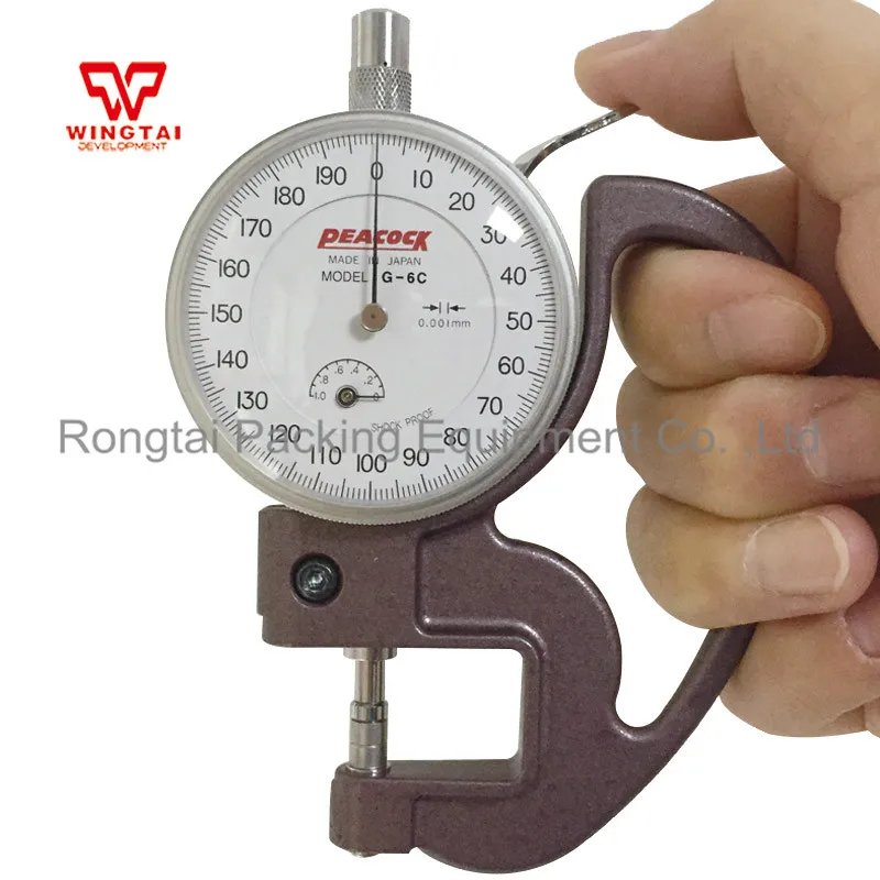 Japan PEACOCK DIAL THICKNESS GAUGE G 6Cin Tool Parts from Tools on