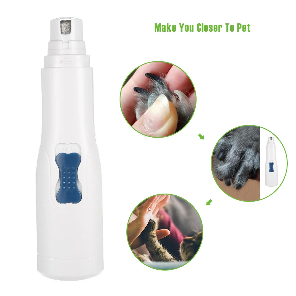 

Pet Nail Grinder Electric Nails Grooming Tool Pet Nail File Gentle Paws Grinding Clipper Trimmer for Dogs Cats Pet Supplies