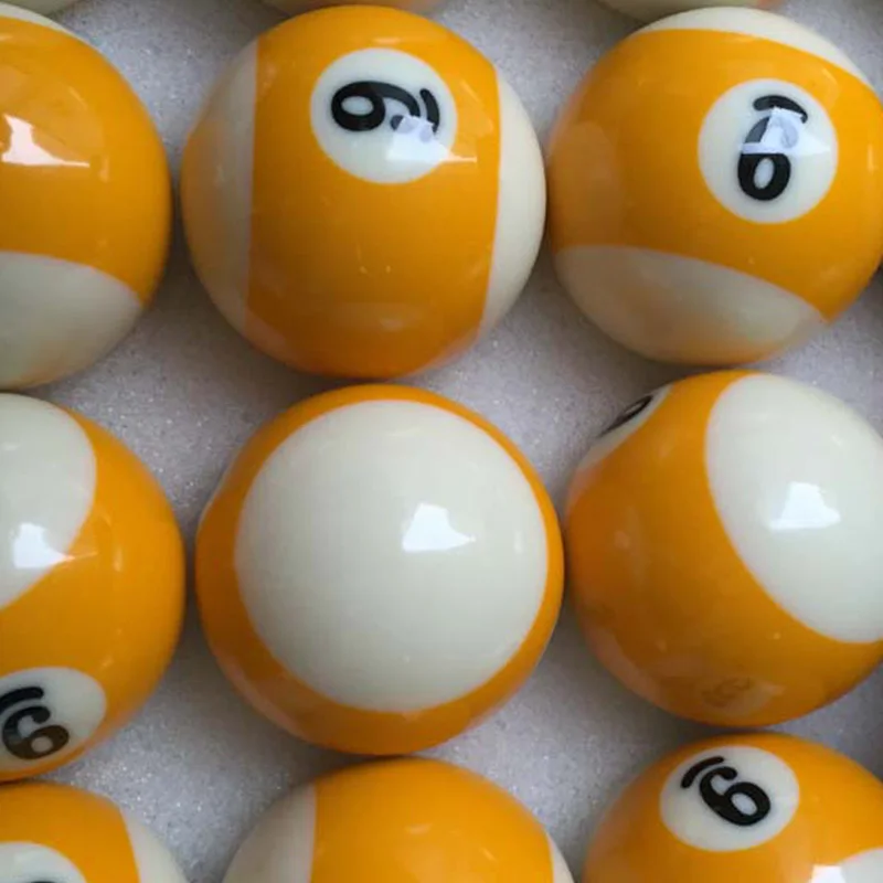 16pcs standard 57.25mm Billiards Pool ball high quality NO8/NO9 cue ball for billiard table balls Billiard accessories