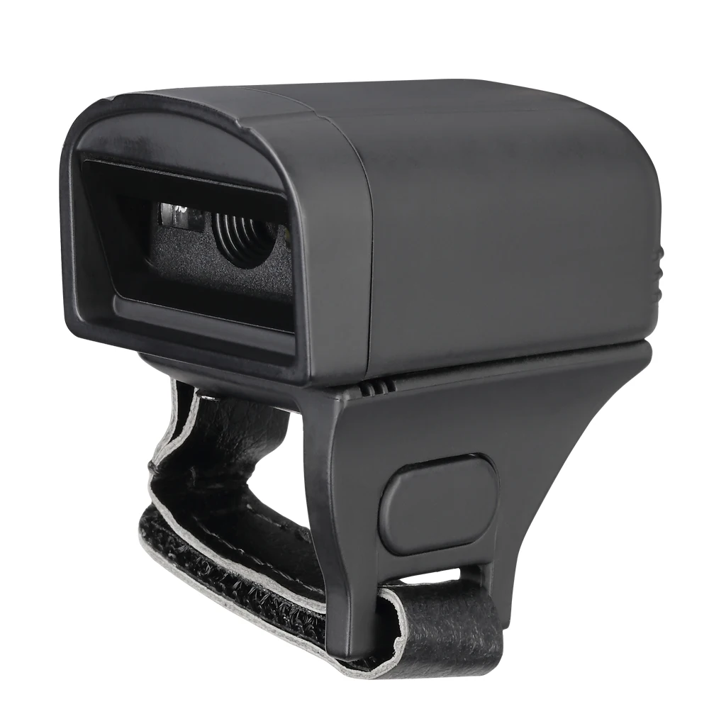ISSYZONEPOS حلقة ماسح الباركود المحمولة 2D/QR CCD 1D ماسح الرمز الشريطي بتقنية bluetooth ل لوجستية مستودع ويندوز iOS الروبوت