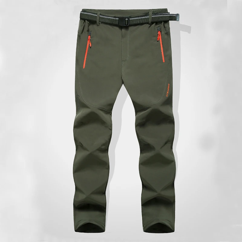 Hombres tamaño grande Pantalones de senderismo elasticidad Telas 4xl 5xl 6xl 7xl 8xl trekking camping Pantalones ropa al aire libre Pesca senderismo Pantalones