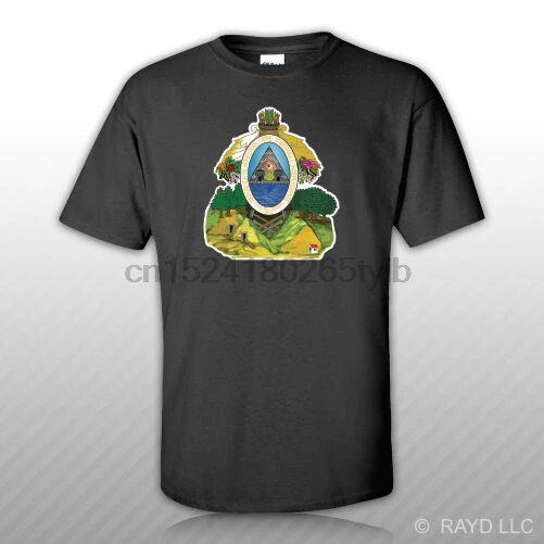 

Honduran Coat of Arms T-Shirt Tee Shirt Free Sticker Honduras flag HND HN
