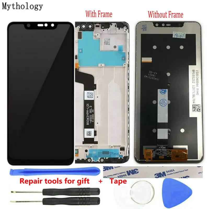 Для Xiaomi Redmi Note 6 Pro Глобальный ЖК дисплей экран сенсорная сборка дигитайзер замена