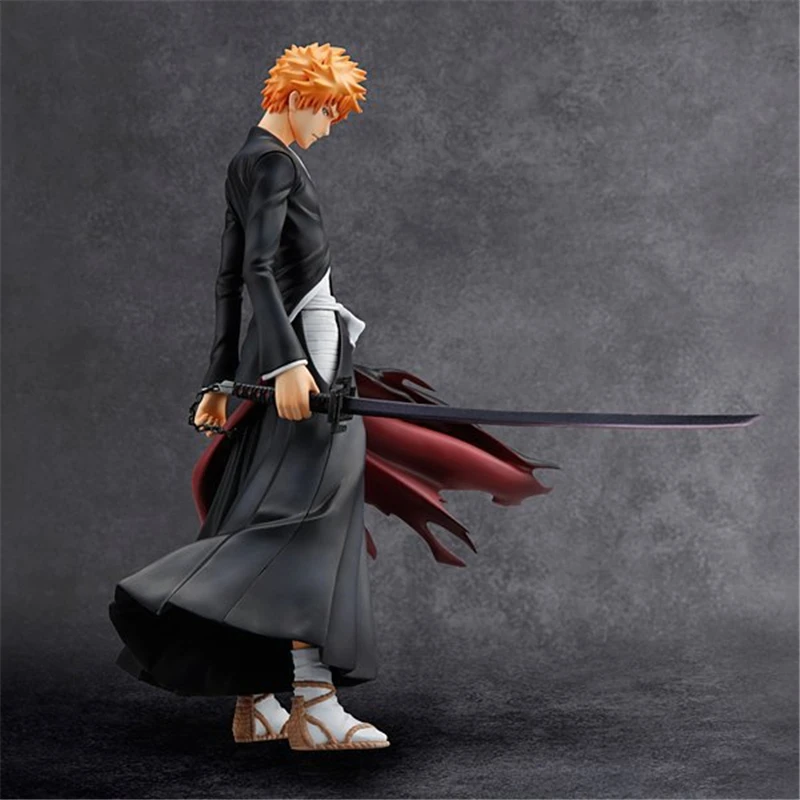 Аниме Bleach Kurosaki Ichigo ПВХ фигурка Коллекционная модель игрушки кукла 22 см| |