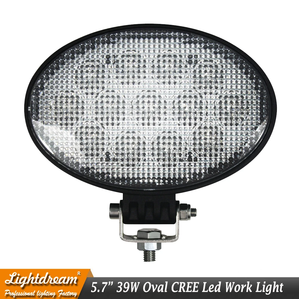 39W font b led b font work light 12V 24V Car Oval font b led b
