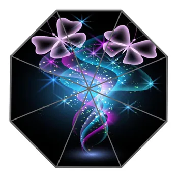 

New Arrive Custom Beautiful cartoon butterfly Umbrellas Creative Design High Quality Foldable Rain Umbrella