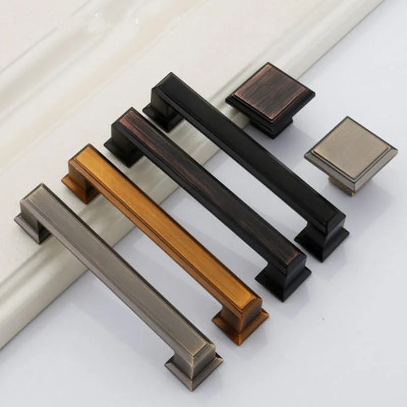

New American handle door handles for interior doors knobs Kitchen cabinet Wardrobe drawer knobs furniture hardware
