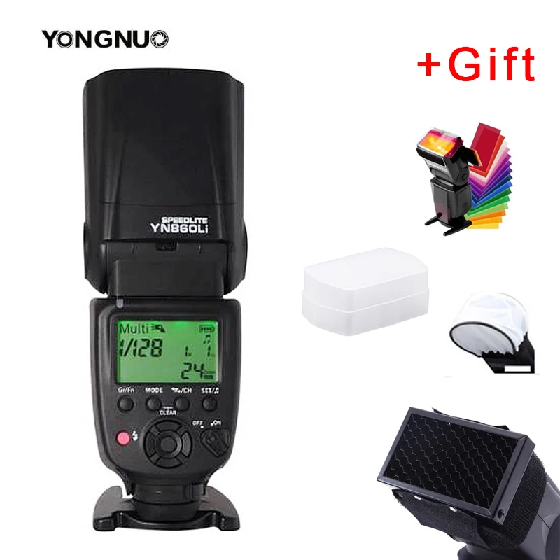 Беспроводная вспышка YONGNUO YN860Li + YN560 TX II ручной триггер для камеры Canon Nikon