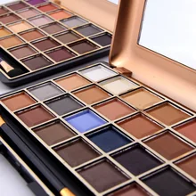 MISS ROSE, 24 цвета, один набор, профессиональная палитра теней для век, макияж для глаз, косметическая пудра с металлическим отливом, тени для век для женщин, макияж