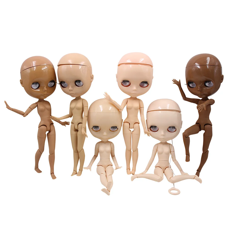 ICY – Poupée Blyth dusine nu avec articulations, sans cheveux ni yeux, à coiffer et maquiller