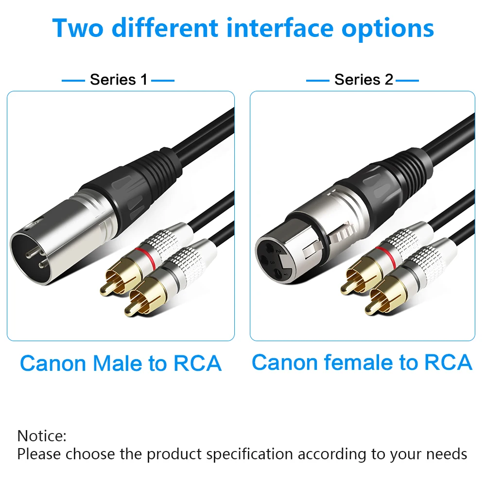 FSU аудио RCA кабель папа к 2 XLR 3 Pin Мужской Женский пушечный усилитель смесительная