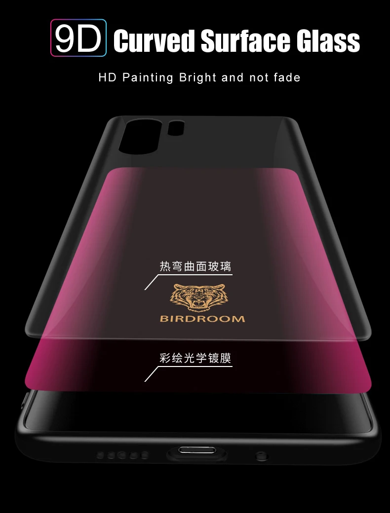Для huawei p30/P30 Pro изогнутый стеклянный чехол взрывозащищенный мужской закаленное покрытие для huawei p30 p 30 pro противоударный стеклянный чехол