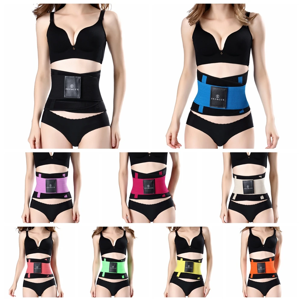 

Aohaolee Waist Cincher Corset Shaper Tummy Slimming Sheath Faja Waist Trainer Body Shaper Power Belt Trimmer Strap Drop Shipping